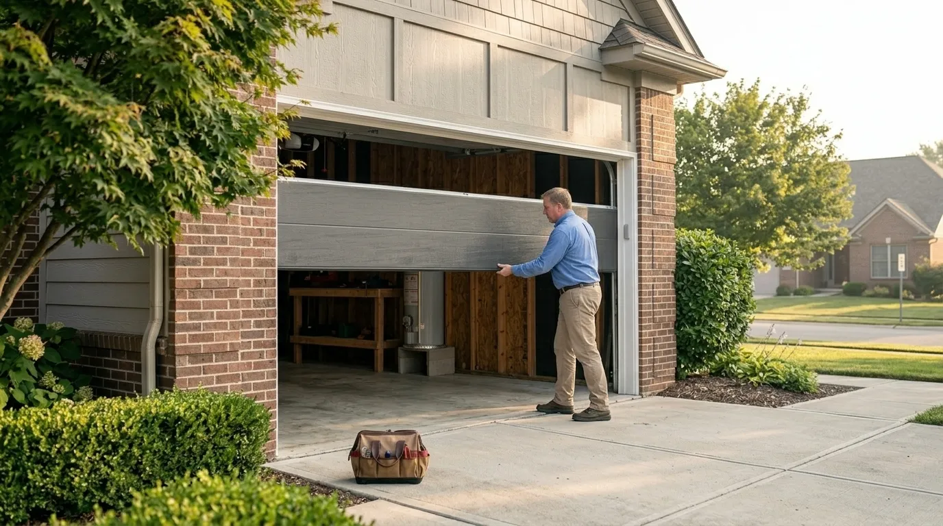 Garage door installation in Richardson, TX